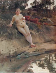 Napozó lány